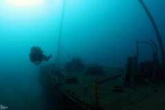 Patrolac - patrol boat wreck - Diving Montenegro - Adriatic Blue diving club