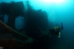 Patrolac - patrol boat wreck - Diving Montenegro - Adriatic Blue diving club - IMG_5954