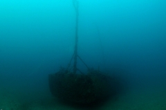 Patrolac - patrol boat wreck - Diving Montenegro - Adriatic Blue diving club
