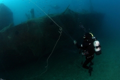 Patrolac - patrol boat wreck - Diving Montenegro - Adriatic Blue diving club - IMG_5939
