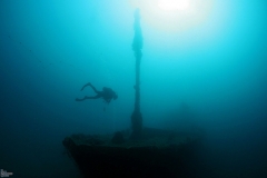 Patrolac - patrol boat wreck - Diving Montenegro - Adriatic Blue diving club - IMG_5945