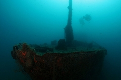 Patrolac - patrol boat wreck - Diving Montenegro - Adriatic Blue diving club - IMG_5950