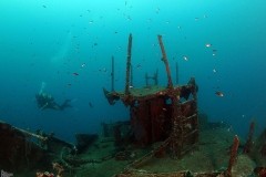 Patrolac - patrol boat wreck - Diving Montenegro - Adriatic Blue diving club - IMG_5963