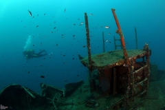 Patrolac - patrol boat wreck - Diving Montenegro - Adriatic Blue diving club - IMG_5964